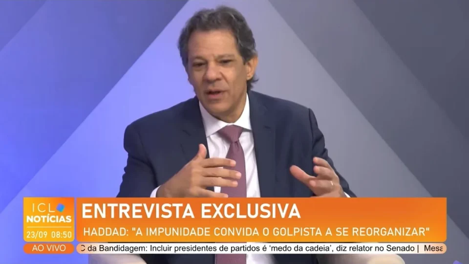 Exclusivo: Haddad diz que tarifaço é ‘tiro no pé’ dos EUA e tem impacto limitado no Brasil