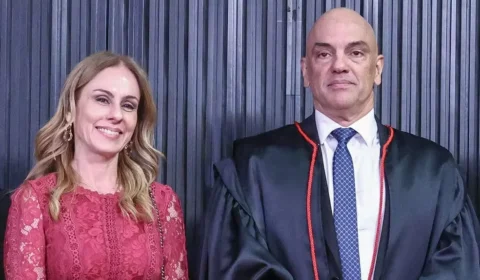 Esposa de Alexandre de Moraes afirma não ter recebido mensagens de Vorcaro