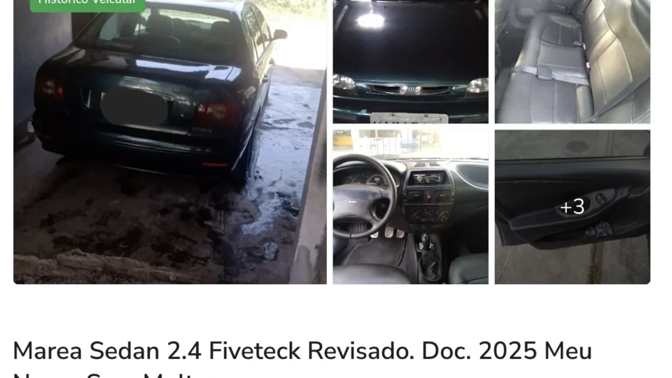 Sensacionalista: Isento de IR vende seu Marea Turbo 97 com medo da taxação dos super ricos