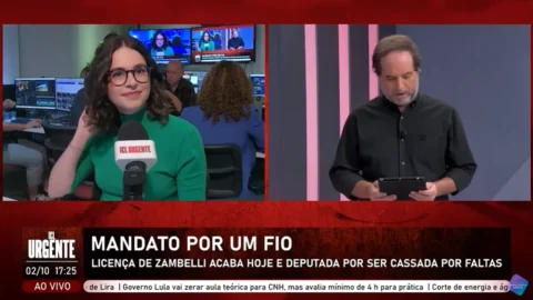 Deputada federal Carla Zambelli (PL-SP), condenada pela Justiça brasileira, pediu licença da Câmara