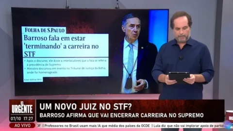 O ministro Luís Roberto Barroso, durante evento em Salvador, disse que está encerrando sua carreira