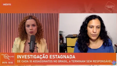 De cada 10 assassinatos no Brasil, 6 terminam sem responsável.