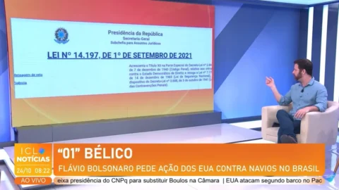 Flávio Bolsonaro deve ser cassado e preso após incitar ataque dos EUA ao Brasil, avalia Calejon