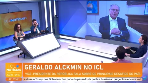 Geraldo Alckmin diz lamentar atuação de Eduardo Bolsonaro contra o Brasil
