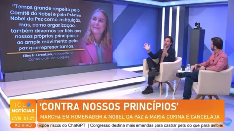 Leandro Demori: Marcha pela paz em homenagem a María Corina Machado é cancelada