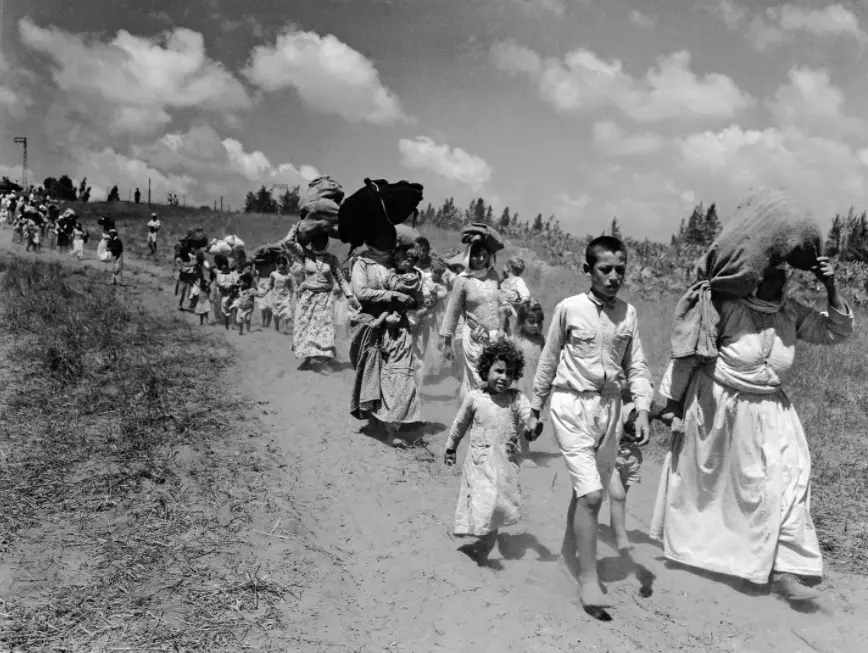 Nakba A criação de Israel em 1947 não resolveu um conflito. Deu início à Nakba, a tragédia fundadora do povo palestino. Imagem: Palestines Studies