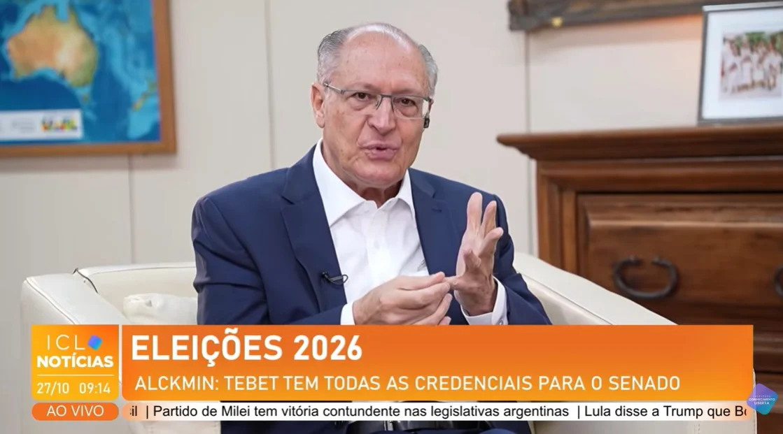 Geraldo Alckmin em entrevista ao ICL Notícias - 1ª edição