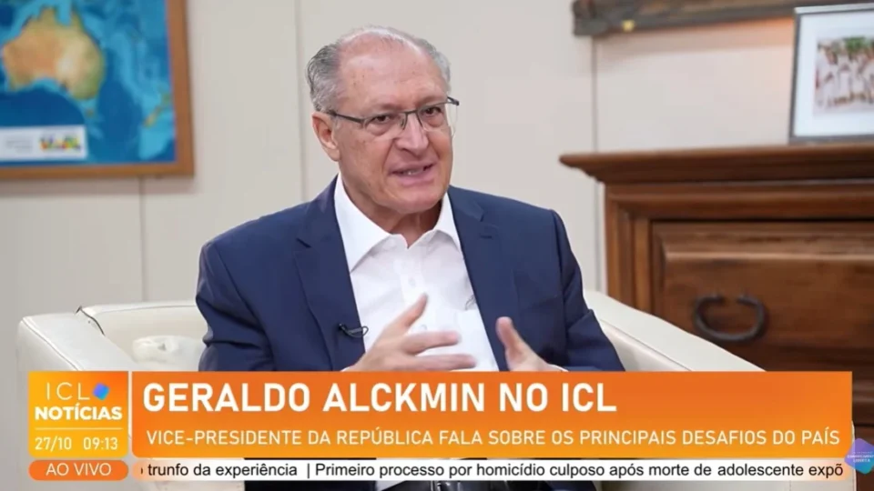 Em entrevista ao ICL, Alckmin comenta encontro entre Lula e Trump: ‘Diálogo se aprofunda’