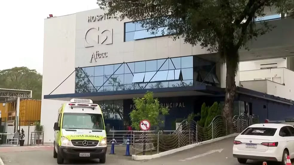 Fachada do Hospital Santa Rita, em Vitória (ES). — Foto: Reprodução/TV Gazeta
