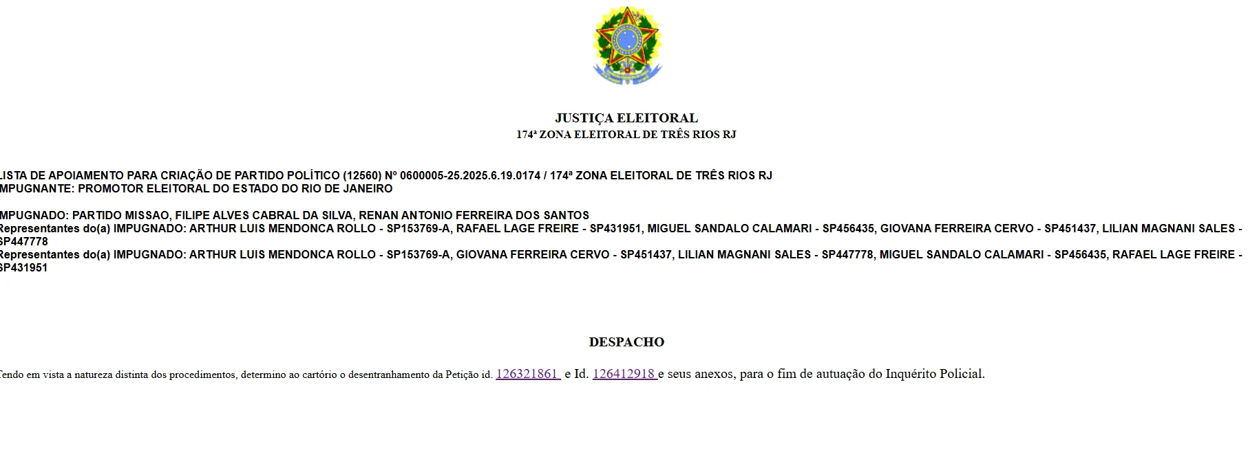 Justiça do Rio abre inquérito policial para investigar abertura de partido do MBL