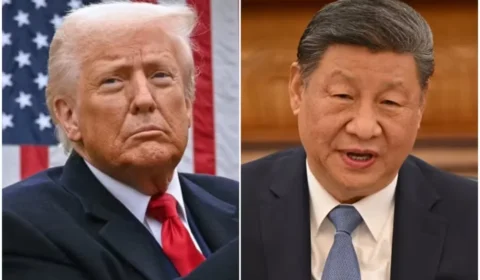 China chama tarifas de Trump de ‘hipócritas’ e ameaça resposta caso os EUA não recuem