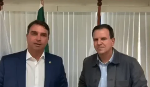 Flávio Bolsonaro descarta apoio a Paes e diz que está testando nomes para o governo