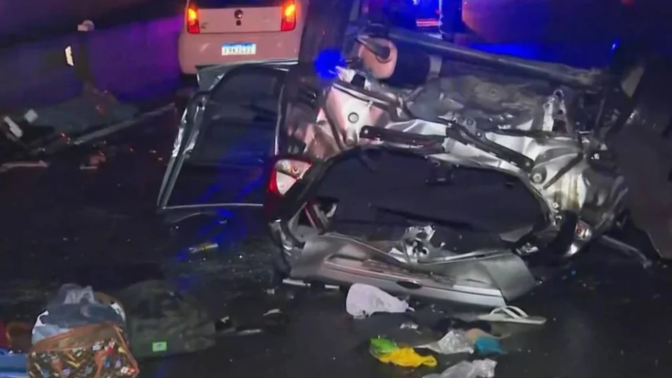 Quatro jovens morrem em acidente no Rodoanel, em São Bernardo do Campo (SP)