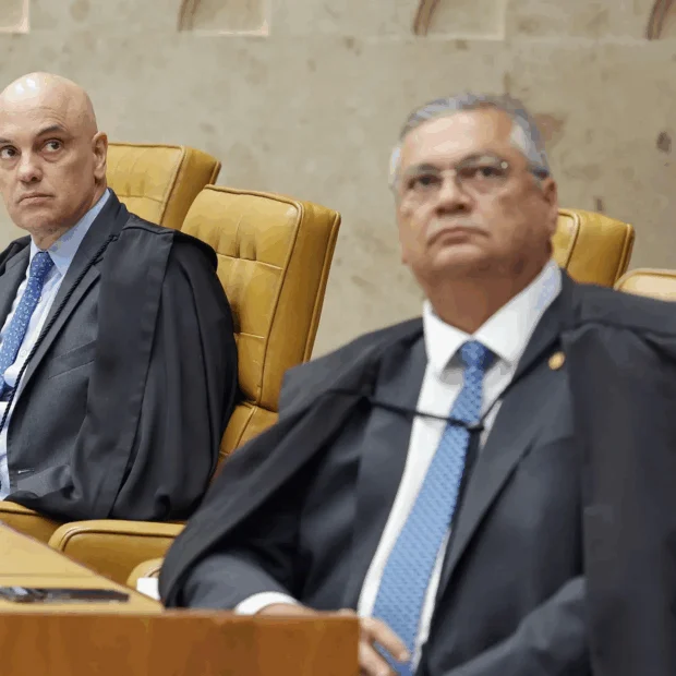 Moraes e Dino votam contra recursos de Braga Netto e Ramagem na trama golpista