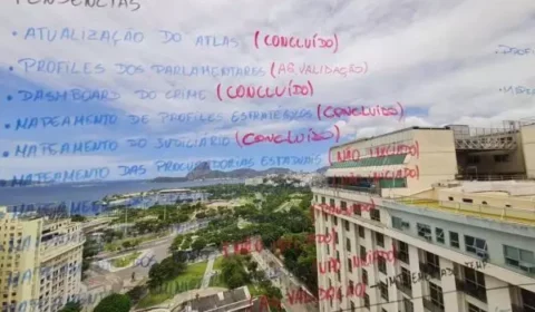 Investigação identifica anotações sobre esquema criminoso em janelas de escritório da Refit