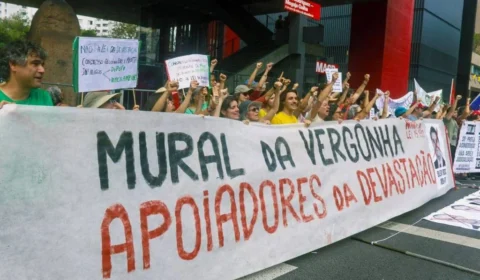 Ambientalistas fazem protestos contra nova lei do licenciamento