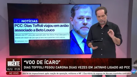 O Ministro do STF Dias Toffoli utilizou vezes, no dia 22 de setembro de 2024, jato ligado ao PCC