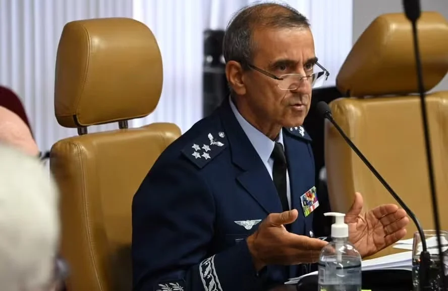 O ministro Carlos Augusto Amaral Oliveira, durante sessão do Superior Tribunal Militar | Crédito: Divulgação/STM