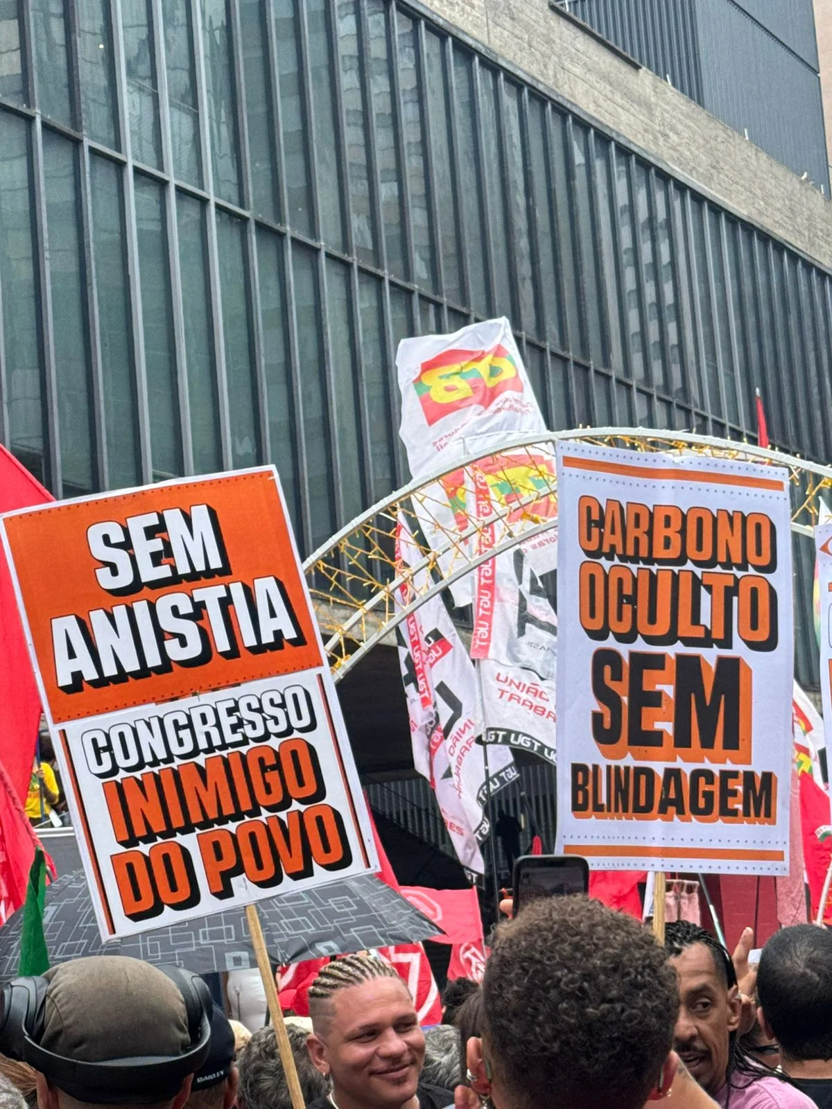 Protesto contra o PL da Dosimetria em São Paulo