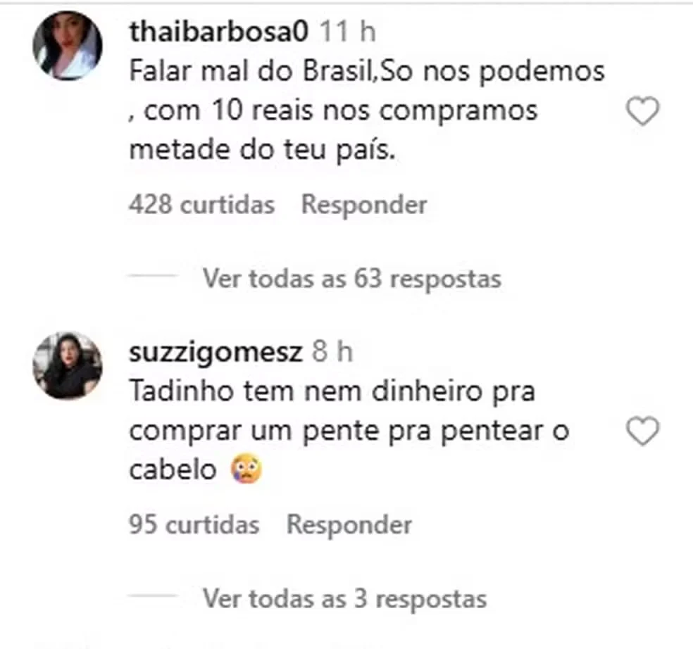 Brasileiros invadem redes de Milei