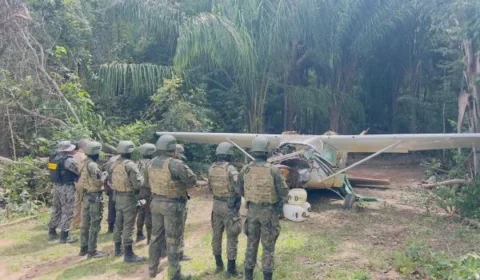 Avião da Venezuela pousa em terra Yanomami após ser interceptado por caça da FAB