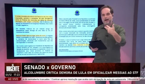 “Alcolumbre quer tirar do presidente da república o direito de indicar Messias ao STF”