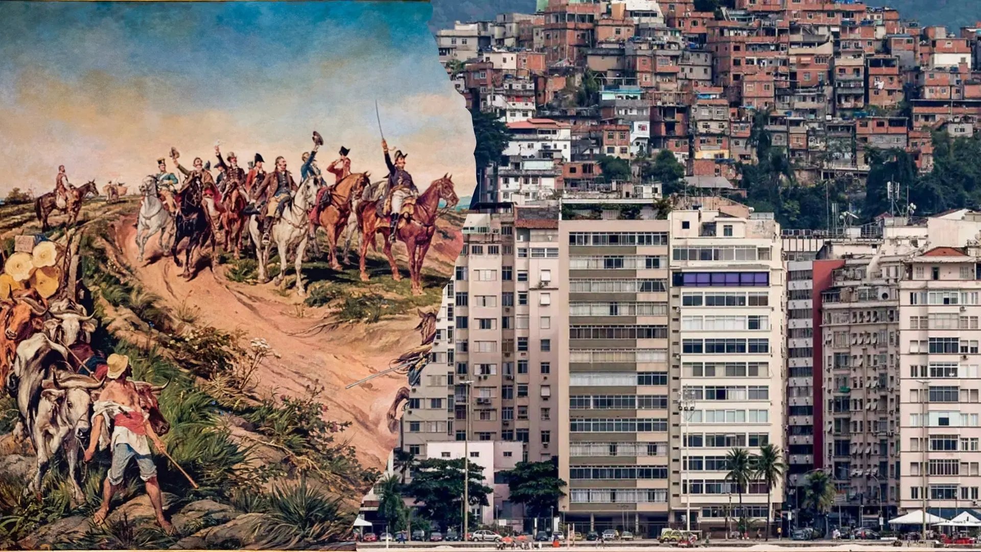 Do grito às margens do Ipiranga ao Brasil contemporâneo, o interesse das elites foi motivo de muitos processos históricos do país. Imagem: “Independência do Brasil” de Pedro Américo/Sergio Moraes