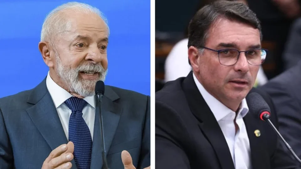 Pesquisa que mostra Flávio à frente de Lula é divulgada por empresa mexicana sem registro no TSE