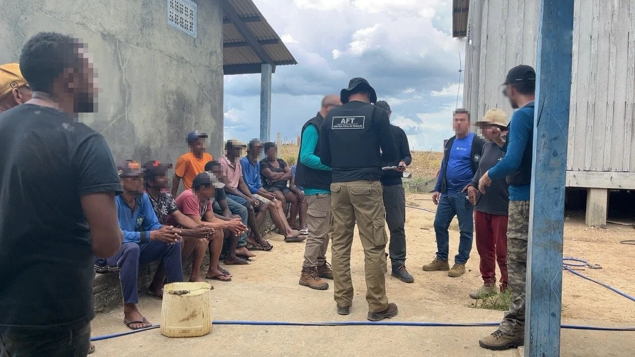 Em agosto de 2025, operação encontrou 17 trabalhadores em fazenda em São Félix do Araguaia | Crédito: Divulgação/MPT