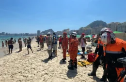 Bombeiros fazem 1.167 resgates em praias da zona sul do Rio no Réveillon