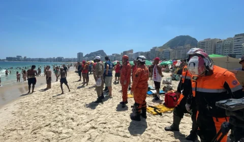 Bombeiros fazem 1.167 resgates em praias da zona sul do Rio no Réveillon