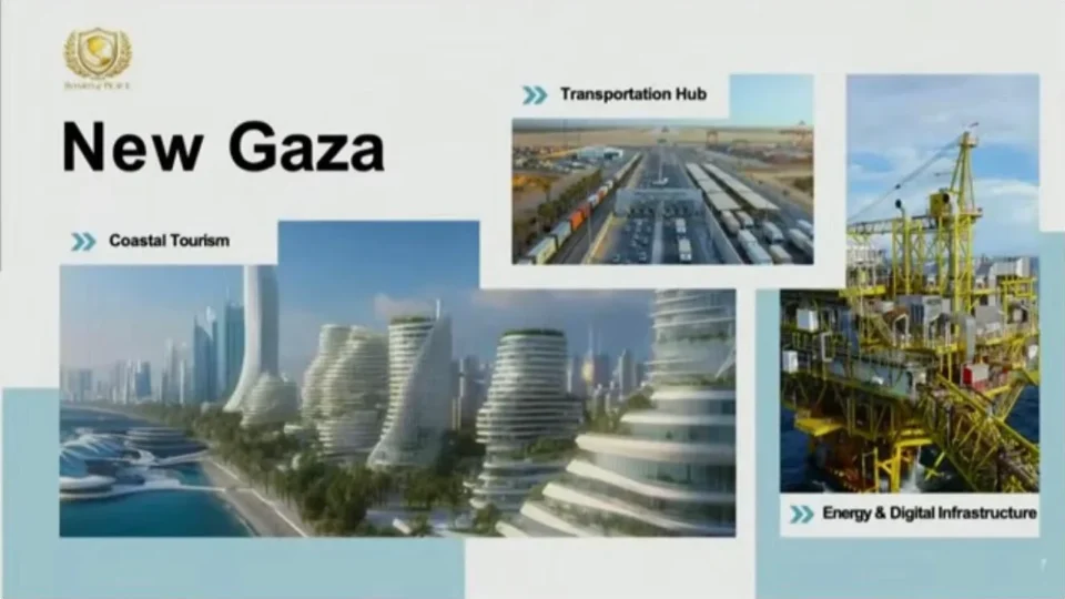 Trump apresenta projeto de ‘Nova Gaza’ com prédios de luxo e turismo