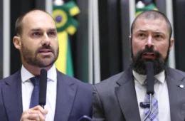 Deputado aciona AGU contra Eduardo Bolsonaro e Bilynskyj por ataques à democracia