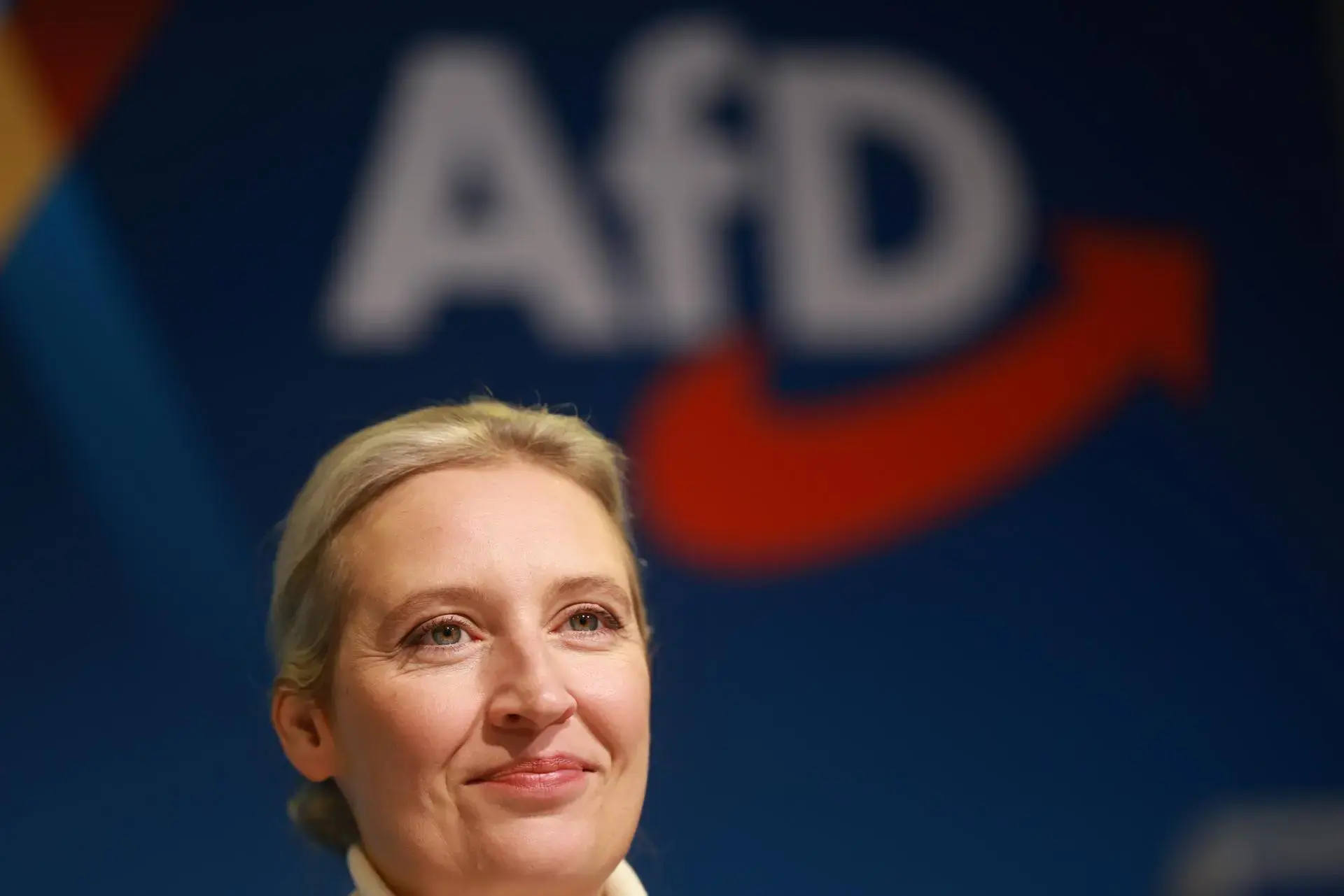 Na foto, Alice Weidel, escolhida pelo partido de extrema direita alemão, AfD, para concorrer ao cargo de chanceler em 2025. Foto: EFE 