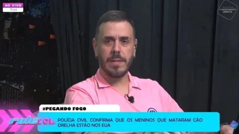 William De Lucca lamenta a morte do cão ‘Orelha’