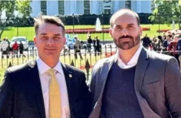 Articulação de Flávio para encontro com Trump acende alerta na ABIN e no Itamaraty
