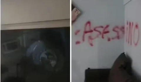 ‘Assassino’: Apartamento de síndico acusado de assassinar corretora em Goiás é depredado