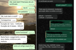 Empresa cobra até R$ 1,2 mil para fornecer artigos e certificados científicos para residência médica
