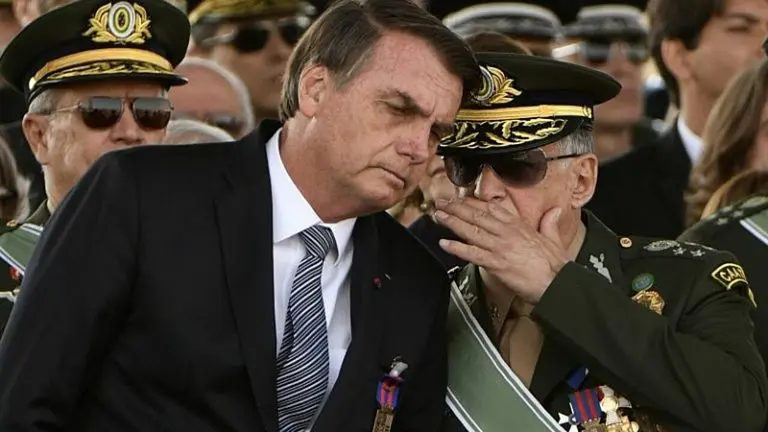 Bolsonaro e General Braga Netto, preso em 2024 por tentativa de golpe de Estado