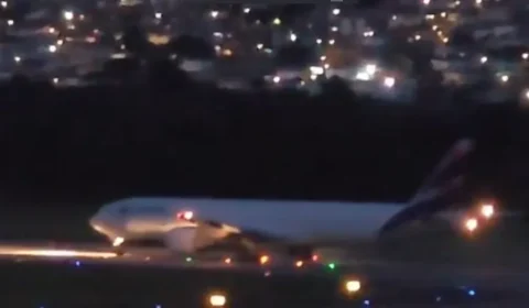 Boeing 777 da Latam abortou decolagem em Guarulhos após motor superaquecer