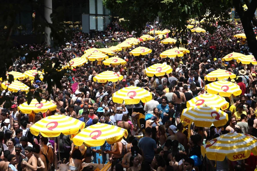 Bloco de Calvin Harris em SP patrocinado pela Skol. Foto: Fábio Vieira/Especial Metrópoles