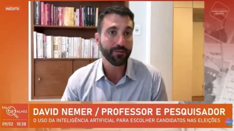 David Nemer: IA está virando um espaço de confiança das pessoas e isso pode impactar nas eleições