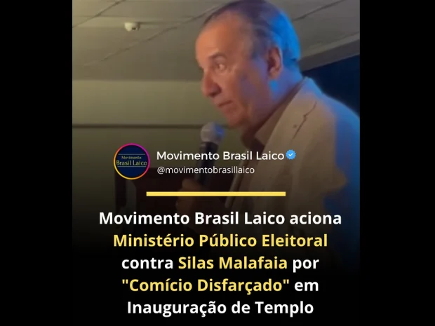 Associação lança campanha nacional contra propaganda eleitoral em templos religiosos