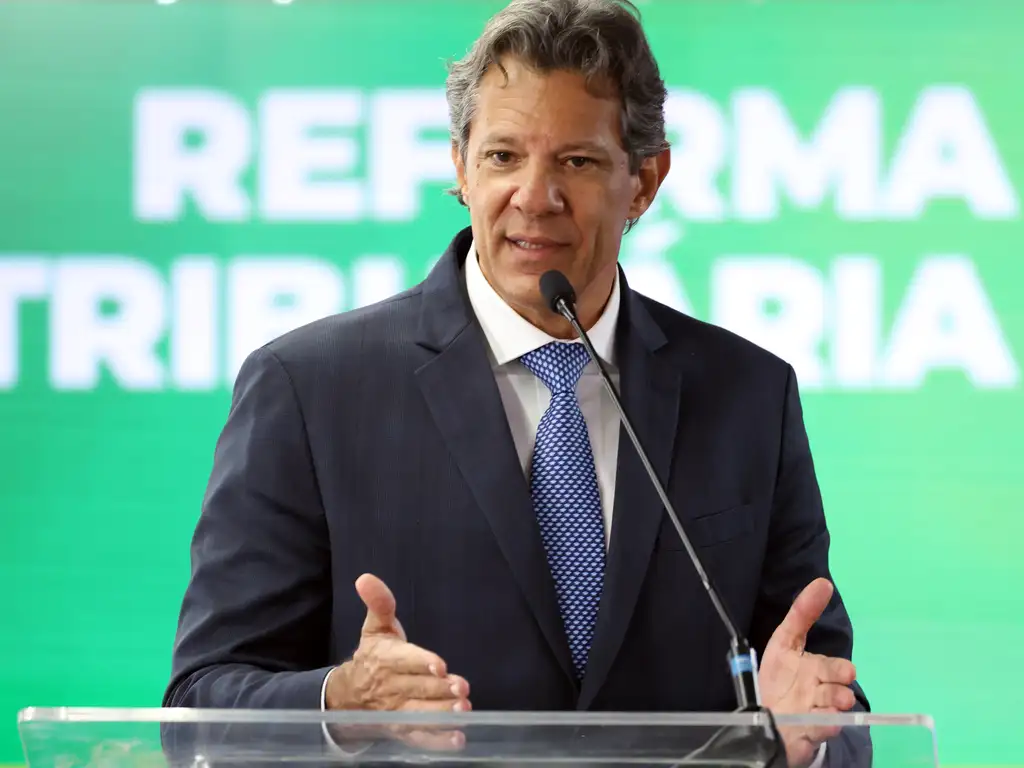 Brasília (DF), 13/01/2026 - O ministro da Fazenda, Fernando Haddad, participa do lançamento da plataforma digital da Reforma Tributária, na sede do Serviço Federal de Processamento de Dados (Serpro). Foto: Valter Campanato/Agência Brasil