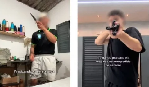Homens simulam em perfis nas redes sociais agredir mulheres que recusam namoro