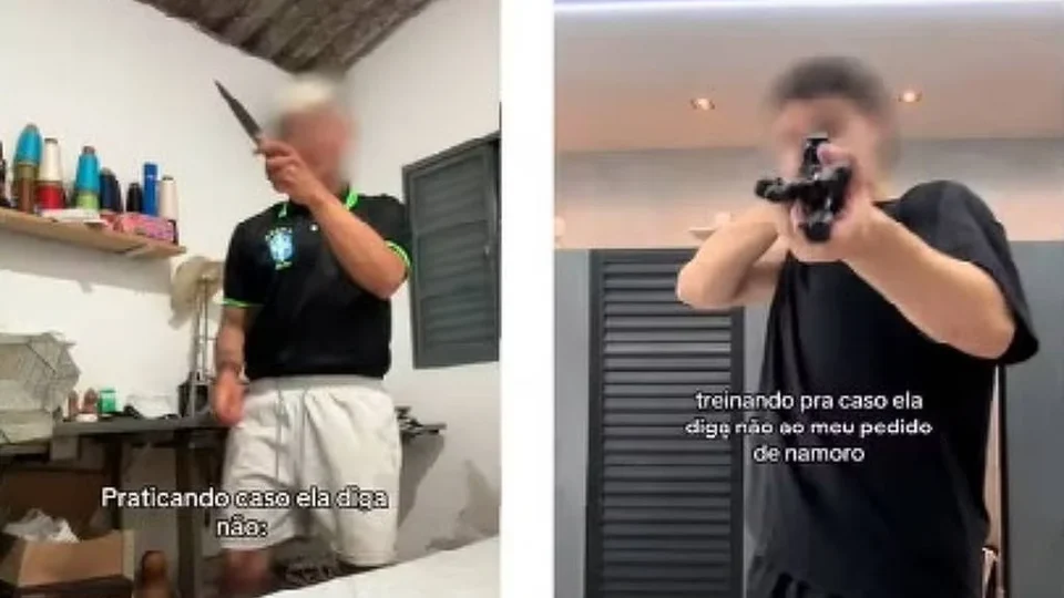 Homens simulam em perfis nas redes sociais agredir mulheres que recusam namoro