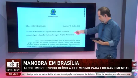 O presidente do Senado Davi Alcolumbre oficia ele mesmo pedindo liberação de emendas acima do teto