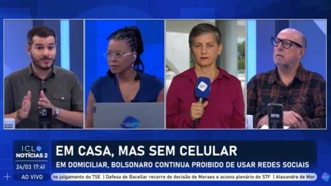 Jornalistas discutem como é praticamente impossível de Jair Bolsonaro ser impedido de usar internet