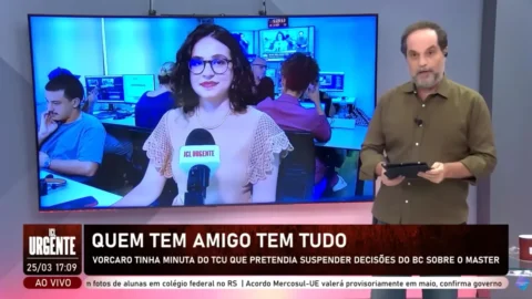 Uma minuta do TCU foi identificada no celular do Daniel Vorcaro