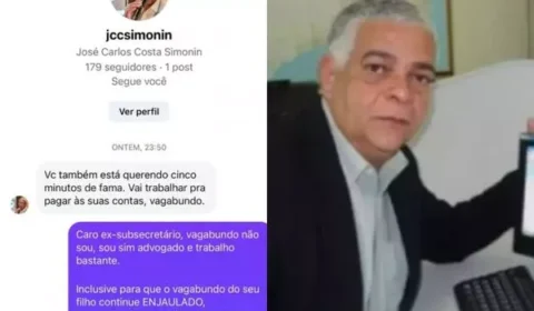 Ex-subsecretário e pai de acusado de estupro chama advogado da vítima de ‘vagabundo’